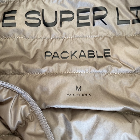 TNA Super Lite Packable Goose Down Puffer in Modern Taupel - Picture 14 of 14